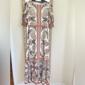 Bohme White Maxi Dress - never worn size S/ US 4